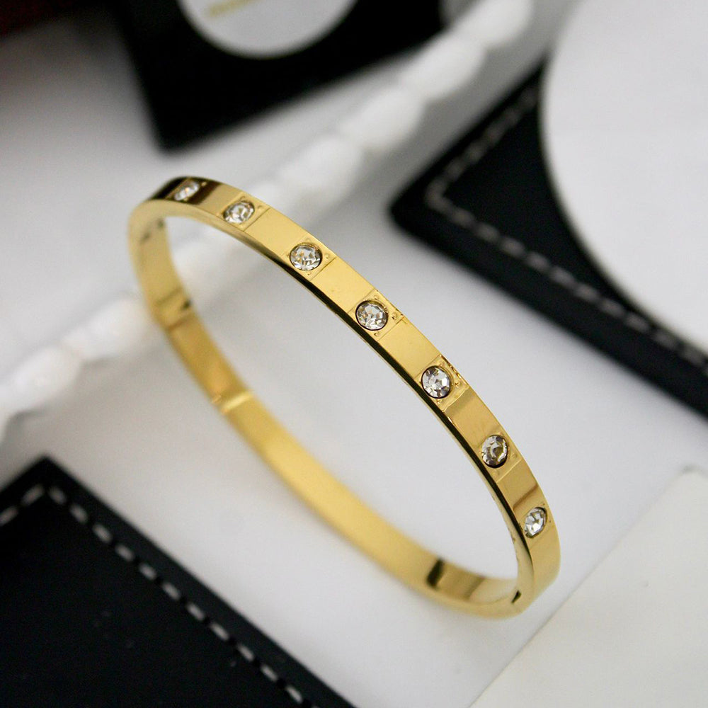 Klitz Premium Austrian Stone Designer Openable Bracelet