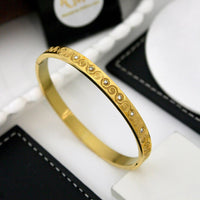 Klitz Premium Austrian Stone Designer Openable Bracelet