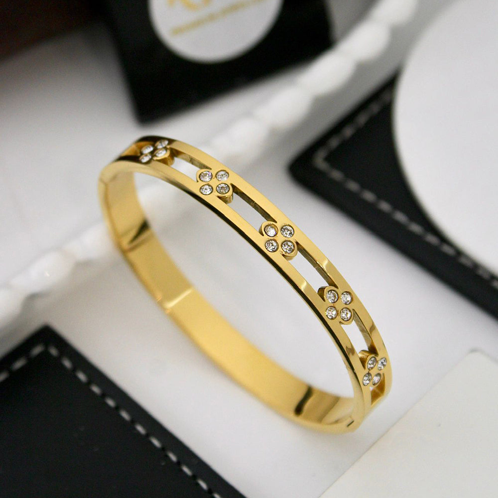 Klitz Premium Austrian Stone Designer Openable Bracelet