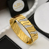 Klitz Premium Austrian Stone Designer Openable Bracelet