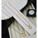 Klitz Stunning Premium Jewellery Heart Shape Chain Pendant