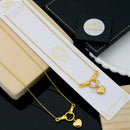 Klitz Classic Premium Jewellery Heart Shape Chain Necklace