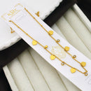 Klitz Stunning Premium Jewellery Austrian Stone Heart Shape Chain Necklace