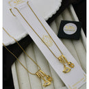 Klitz Classic Premium Jewellery Austrian Stone Owl Charms Chain Necklace