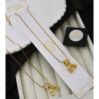 Klitz Classic Premium Jewellery Austrian Stone Owl Charms Chain Necklace