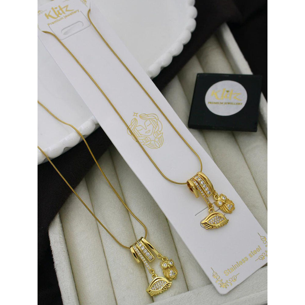 Klitz Classic Premium Jewellery Austrian Stone Chain Necklace