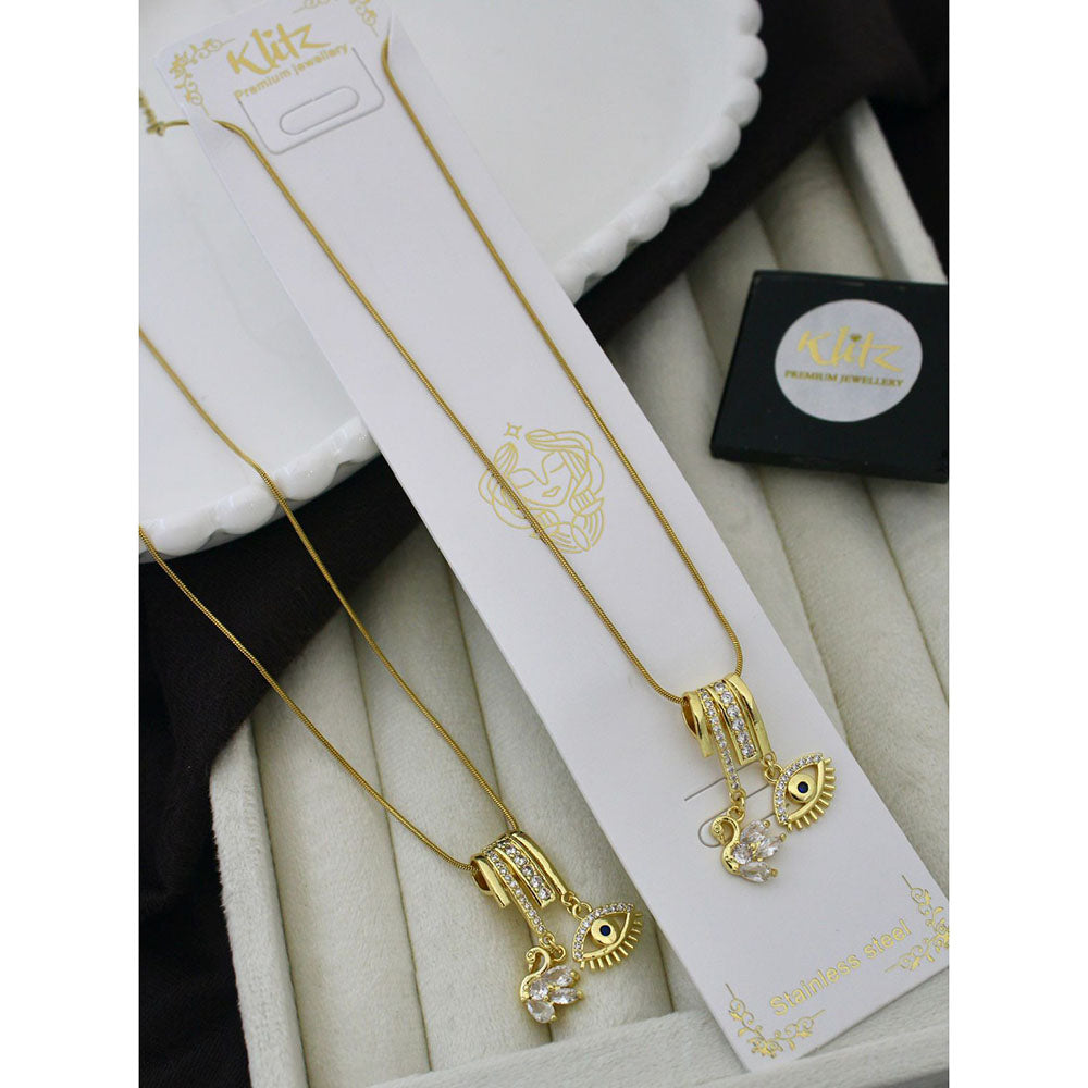 Klitz Classic Premium Jewellery Austrian Stone Chain Necklace