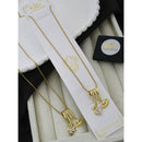 Klitz Classic Premium Jewellery Austrian Stone Chain Necklace