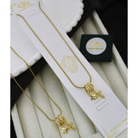 Klitz Classic Premium Jewellery Austrian Stone Chain Necklace