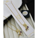 Klitz Classic Premium Jewellery Austrian Stone Chain Necklace