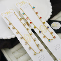 Klitz Classic Premium Jewellery Austrian Stone Chain Necklace