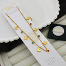 Klitz Classic Premium Jewellery Austrian Stone Dolphin Chain Necklace