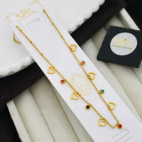 Klitz Classic Premium Jewellery Austrian Stone Chain Necklace