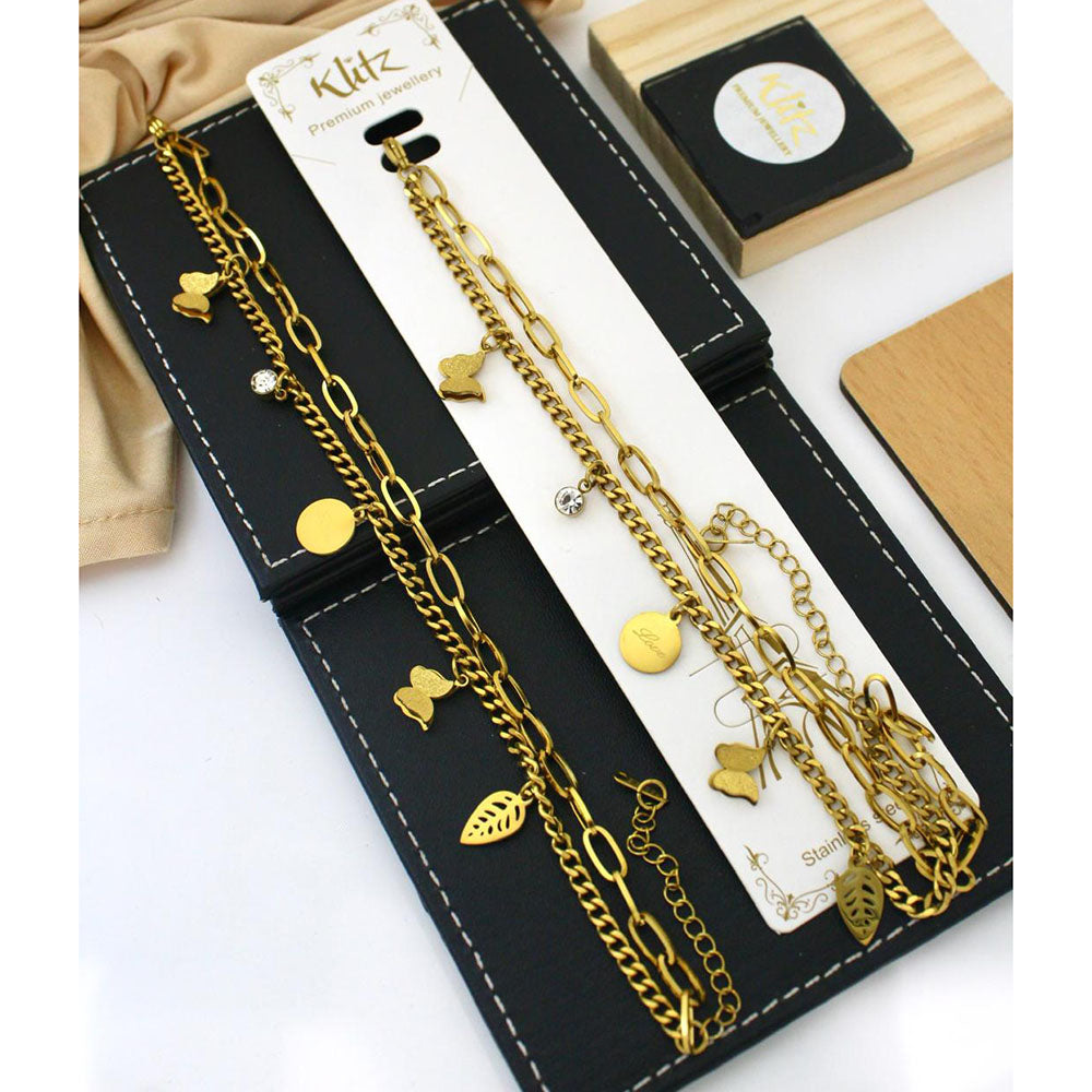 Klitz Premium Jewellery Butterfly Charm Bracelet Collection
