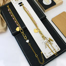 Klitz Premium Jewellery Heart Shape And Pearl Bracelet Collection