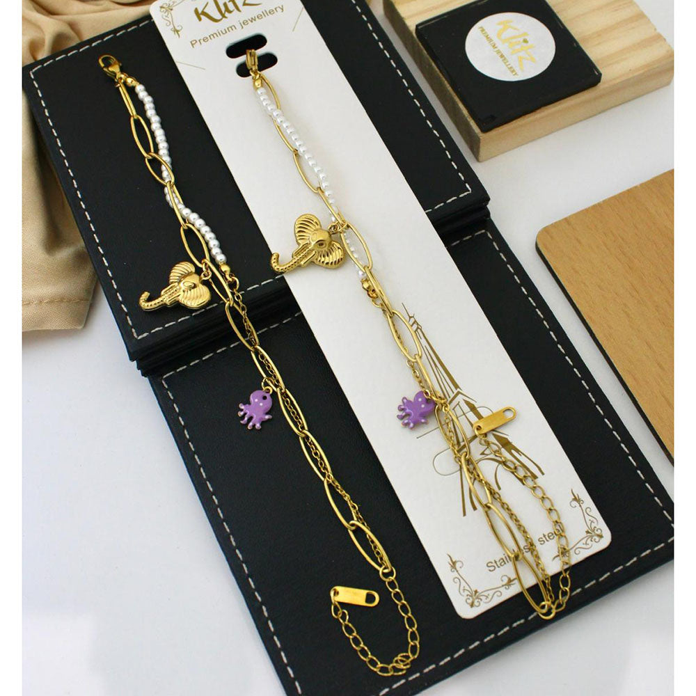 Klitz Designer Ocean Theme Premium Jewellery Bracelet