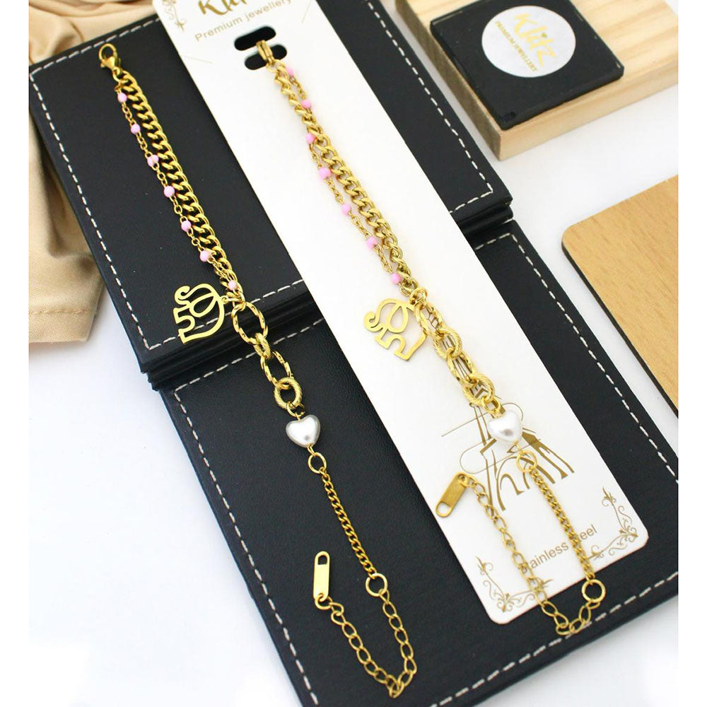 Klitz Premium Jewellery Elephant And Pearl Bracelet Collection