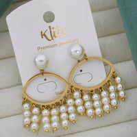 Klitz Elegant Premium Jewellery Pearl Dangler Earrings