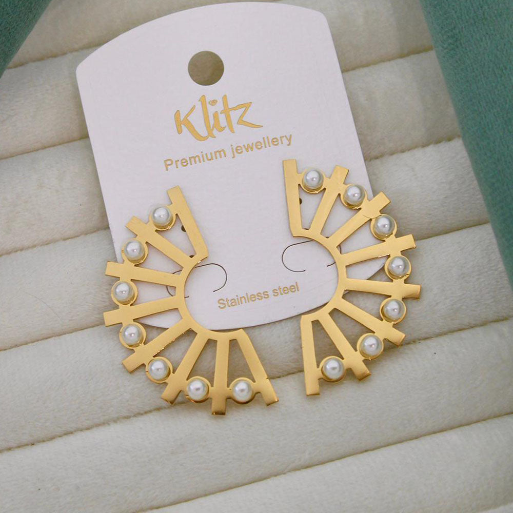 Klitz Elegant Premium Jewellery Pearl Dangler Earrings