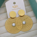 Klitz Elegant Premium Jewellery Pearl Dangler Earrings