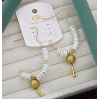 Klitz Elegant Premium Jewellery Pearl Dangler Earrings