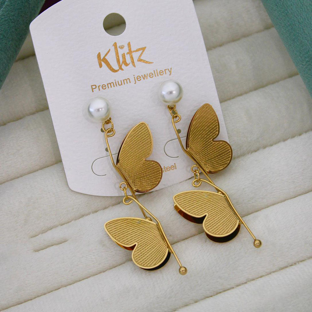 Klitz Elegant Premium Jewellery Pearl Dangler Earrings