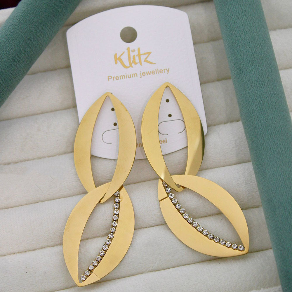 Klitz Elegant Premium Jewellery Austrian Stone Dangler Earrings