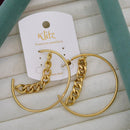 Klitz Stunning Fashion Hoop Chain Earring