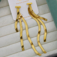 Klitz Elegant Premium Jewellery Chain Dangler Earrings