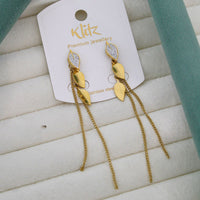 Klitz Elegant Premium Jewellery Austrian Stone Dangler Earrings