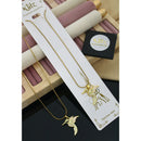 Klitz Premium Jewellery Royal Austrian Stone Meenakari Bird Design  Pack of 12 Chain Pendant