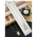 Klitz Stunning Premium Jewellery Luxury Austrian Stone And Meenakari Kitty  Pack of 12 Chain Pendant