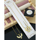 Klitz Premium Jewellery Royal Austrian Stone Bird Design  Pack of 12 Chain Pendant