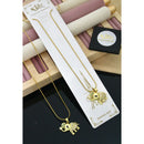 Klitz Premium Jewellery Austrian Stone Elephant Design Pack of 12 Chain Pendant