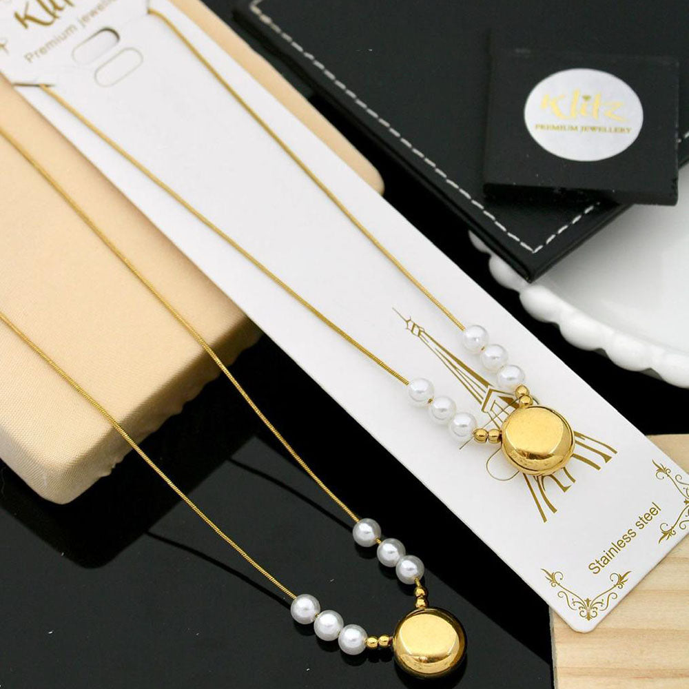 Klitz Premium Jewellery  Pack of 12 Pearl Necklace