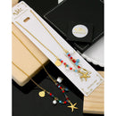 Klitz Premium Jewellery Pack of 12 Ocean-Inspired Beads Necklace 