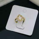 Klitz Sparkling Austrian Stone Cocktail Ring