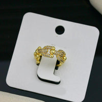 Klitz Sparkling Austrian Stone Cocktail Ring