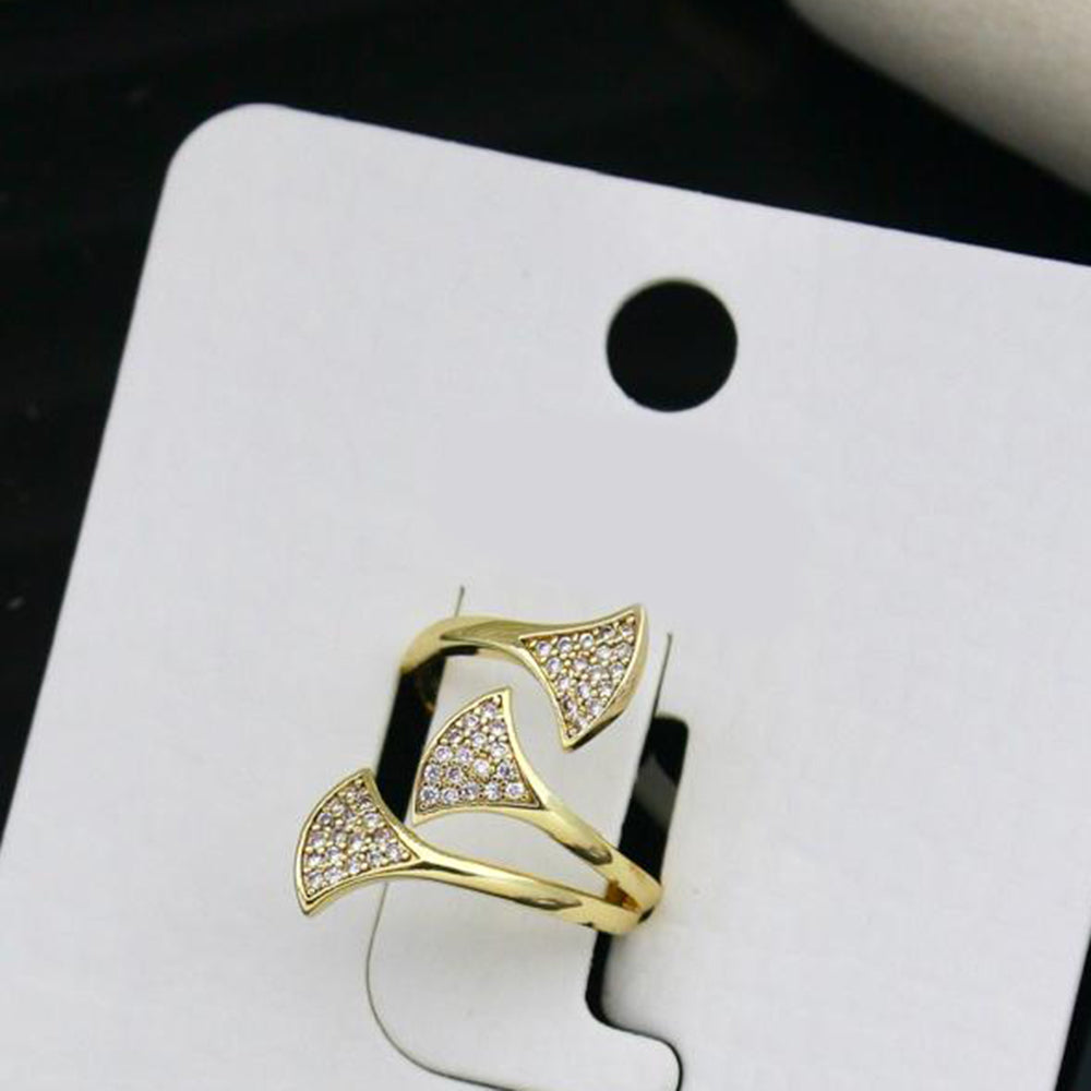 Klitz Sparkling Austrian Stone Cocktail Ring (Pack of 12)