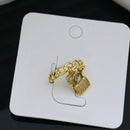 Klitz Sparkling Austrian Stone Cocktail Ring