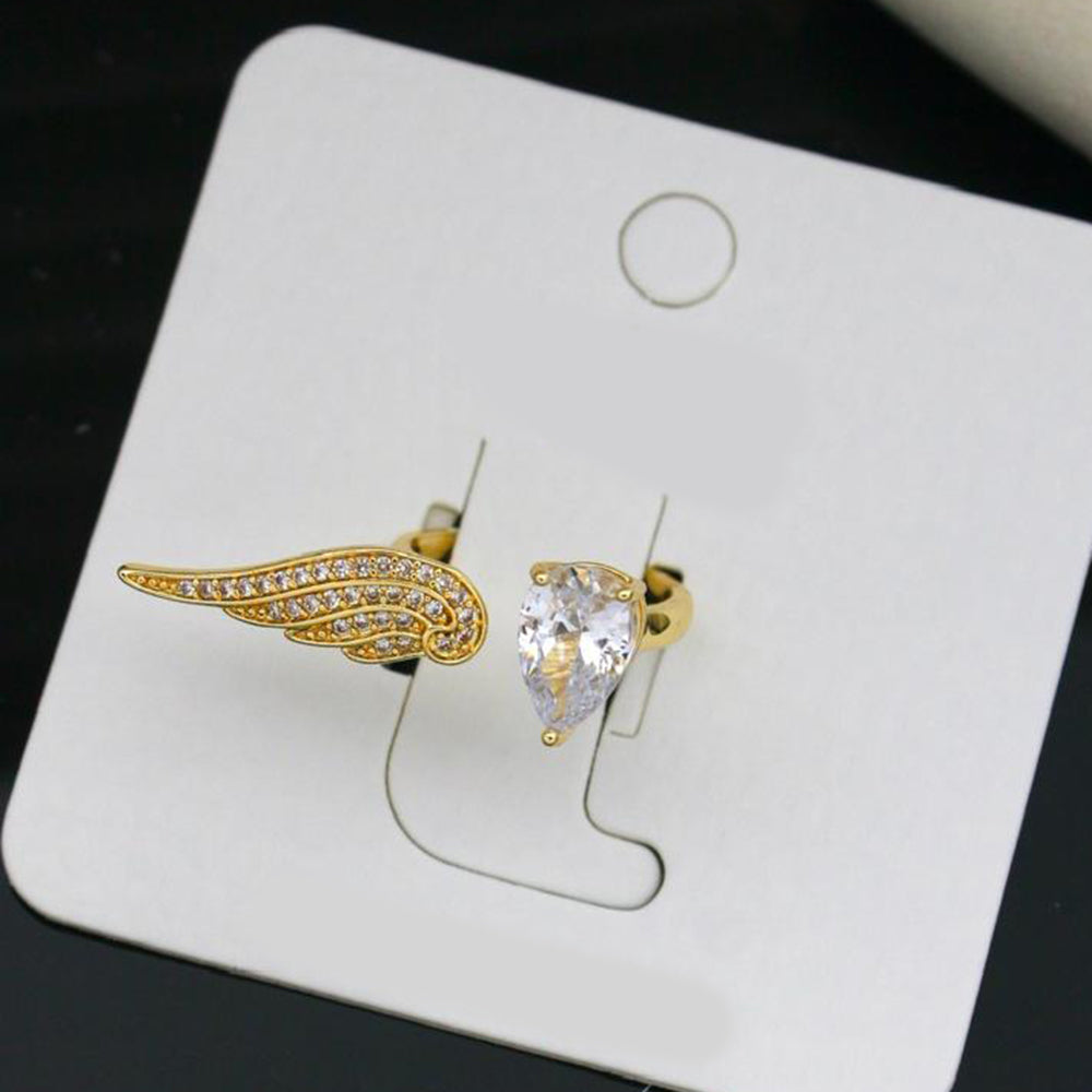 Klitz Sparkling Crystal And Austrian Stone Cocktail Ring (Pack of 12)