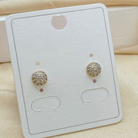 Klitz Stylish Stainless Steel Austrian Stone Studs Earrings