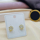 Klitz Stylish Stainless Steel Austrian Stone Studs Earrings