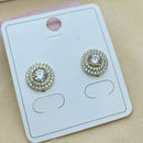 Klitz Stylish Stainless Steel Austrian Stone Studs Earrings