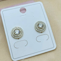 Klitz Stylish Stainless Steel Austrian Stone Studs Earrings
