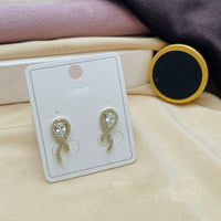 Klitz Stylish Stainless Steel Austrian Stone Studs Earrings