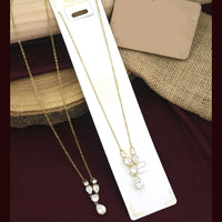 Klitz Premium Jewellery Crystal Stone Necklace (Pack of 12)