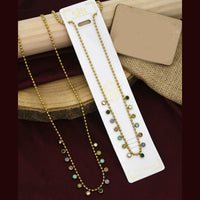 Klitz Premium Stainless Steel Multi Color Austrian Stone Necklace (Pack of 12)