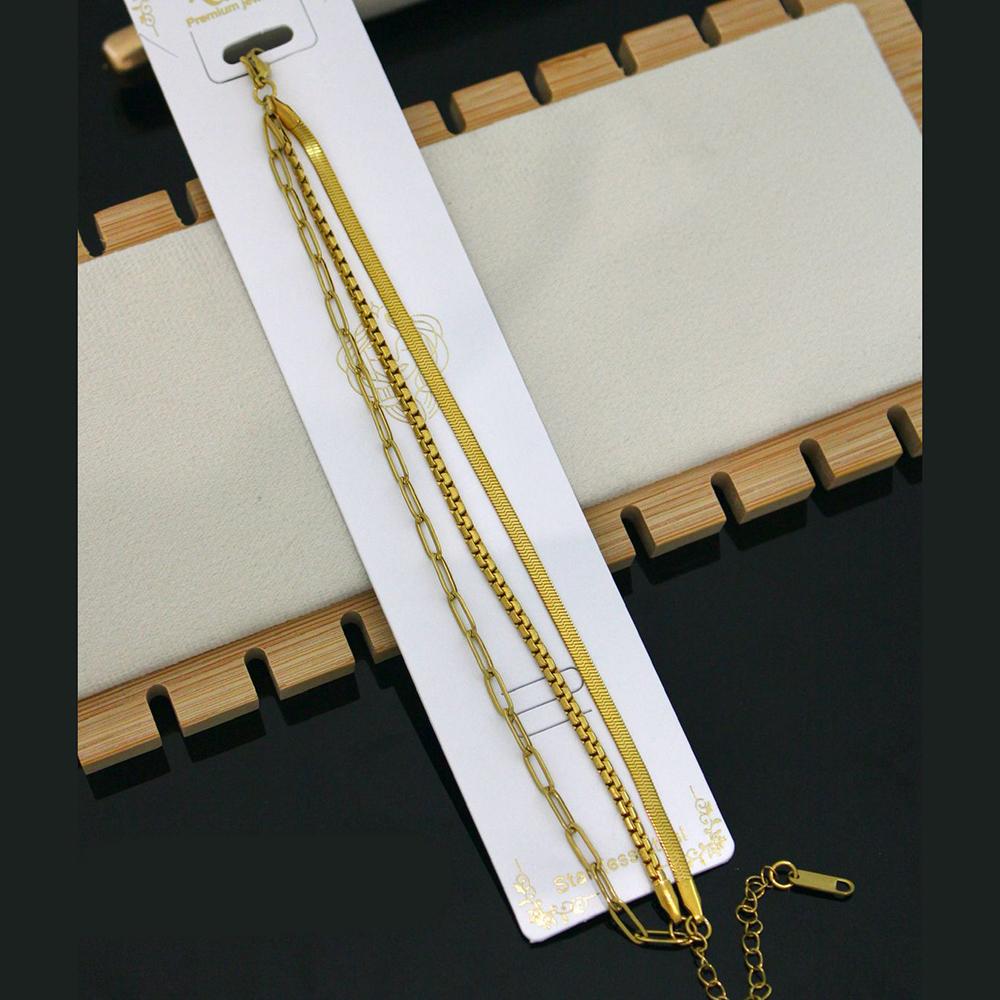 Klitz Premium  Set of Stainless Steel Chain (Pack of 12)