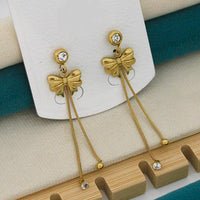 Klitz Elegant Crystal Stone Dangler Earrings for Women (Pack of 12)